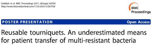 【气囊止血带污染】重复使用止血带——造成患者出现多重耐药性细菌的方式